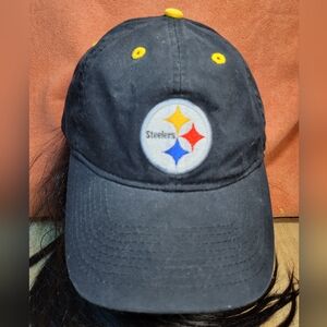 Pittsburgh Steelers Football Hat Black Adjustable Cap